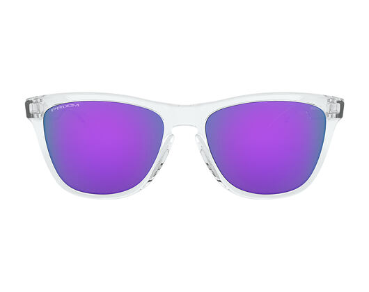 Sluneční Brýle Oakley Frogskins Polished Clear/Prizm Violet OO9013-H755