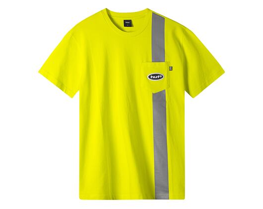 Triko HUF Safety Pocket Yellow