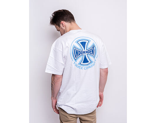 Triko Independent Spectrum Truck Co T-Shirt White