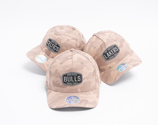 Kšiltovka Mitchell & Ness Boston Celtics 612 Khaki/Camo