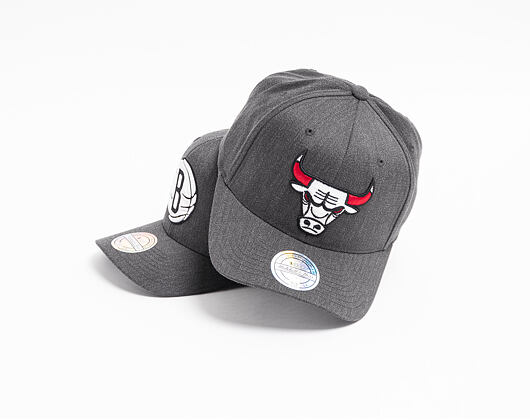 Kšiltovka Mitchell & Ness Chicago Bulls 715 Charcoal Heather Team Pop