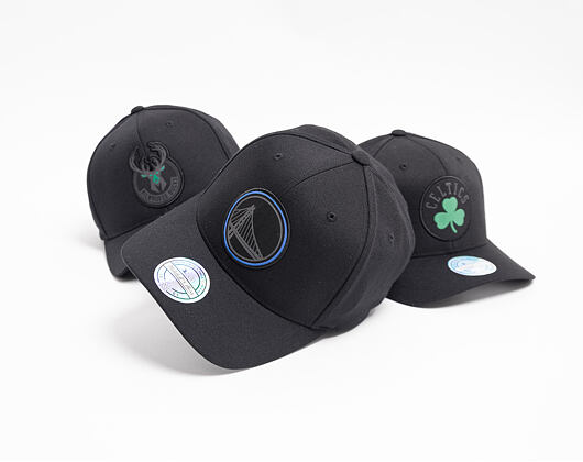 Kšiltovka Mitchell & Ness Boston Celtics 615 Black Siege