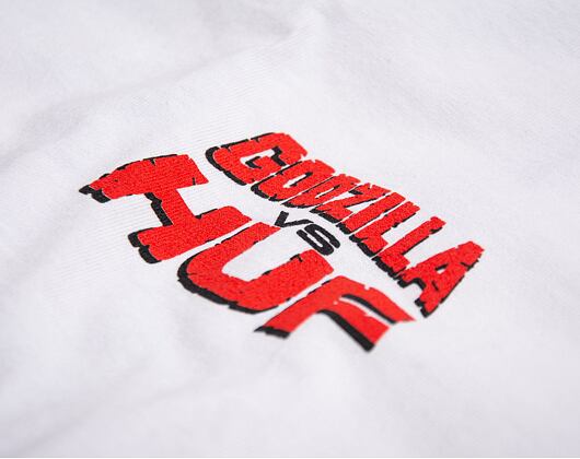 Triko Huf Vs Godzilla Destoy All Monsters SS T-Shirt White
