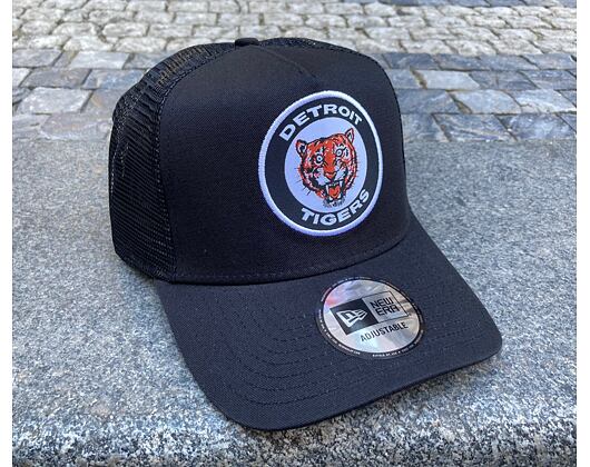 Kšiltovka New Era 9FORTY A-FRAME Trucker MLB Coopstown Heritage Detroit Tigers Black