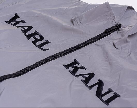 Bunda Karl Kani Retro Reflective Trackjacket Silver - 6086925