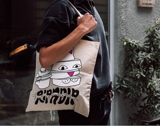 Taška RIP N DIP Sliced Tote Bag Natural