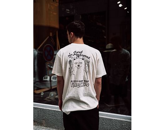 Triko RIP N DIP Fingered Tee Off White