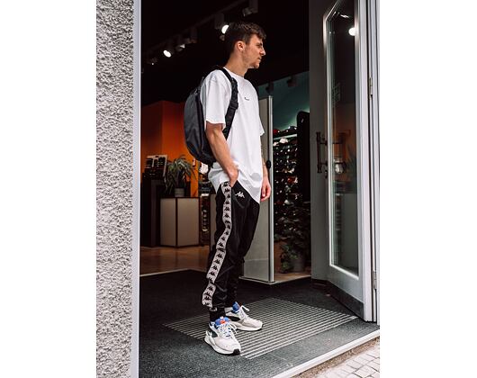 Tepláky Kappa 222 Banda Rastoria Connor 304UTN0 900 Reflective Black