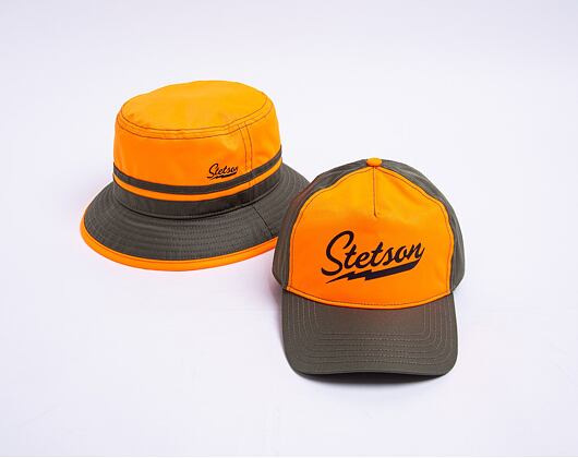 Kšiltovka Stetson A-Frame Cap Olive Green/Orange 7755101