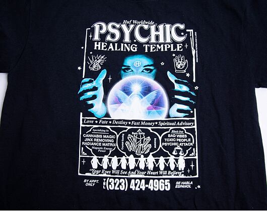 Triko HUF Psychic Temple Black