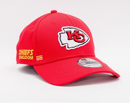 Kšiltovka New Era 39THIRTY NFL20 Sideline Home Kansas City Chiefs Stretch Fit Team Color