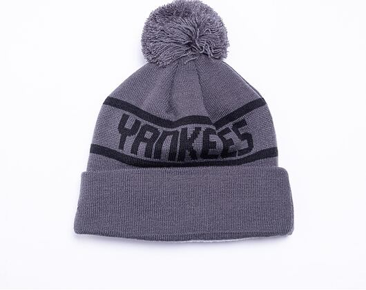 Kulich New Era MLB Team JAKE bobble Cuff Knit New York Yankees Graphite