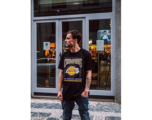 Triko Mitchell & Ness Los Angeles Lakers Champions Tee Black