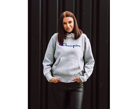 Dámská Mikina Champion Hooded Sweatshirt 113794 EM004 Grey Heather