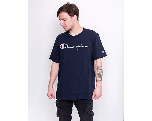 Triko Champion Crewneck T-Shirt Navy 210972 BS501
