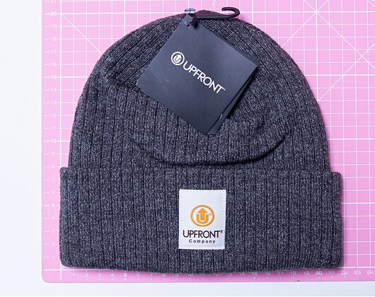 Kulich Upfront Stranded Beanie Dark Grey Melange