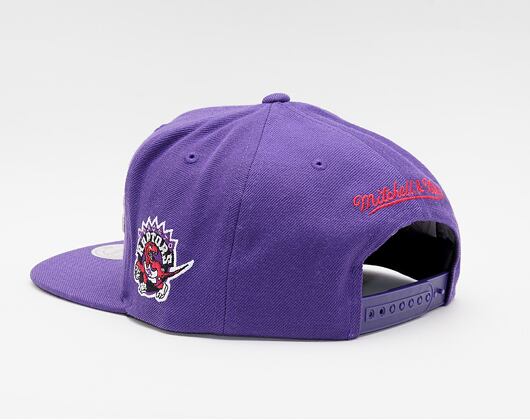 Kšiltovka Mitchell & Ness Old English Faded Snapback Toronto Raptors Purple