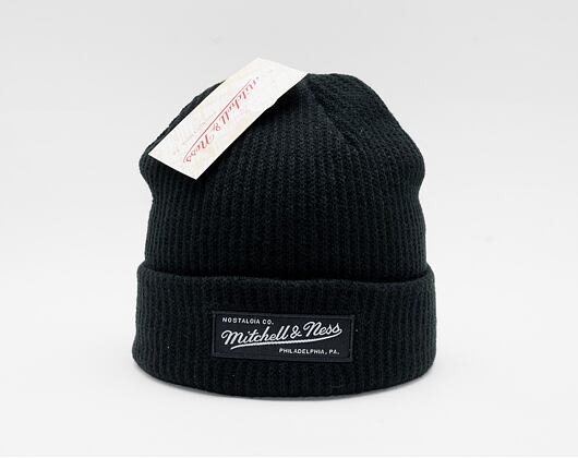 Kulich Mitchell & Ness Box Logo Cuff Knit Black