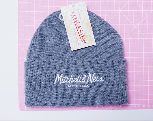 Kulich Mitchell & Ness Pinscript Cuff Knit Grey heather