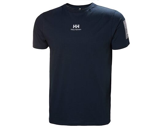 Triko Helly Hansen YU Twin Logo T-Shirt 598 Navy