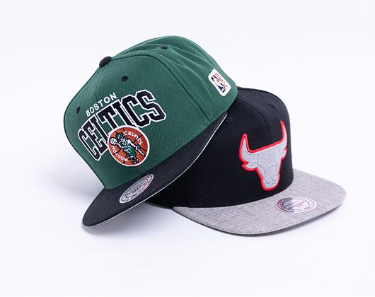 Kšiltovka Mitchell & Ness Team Arch 2 Tone Snapback Boston Celtics Green / Black