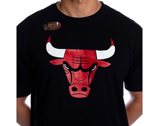 Triko Mitchell & Ness Chicago Bulls T-Shirt Team Logo Traditional Black