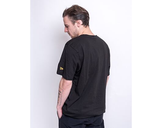 Triko New Era Chain Stitch Tee Los Angeles Lakers Black