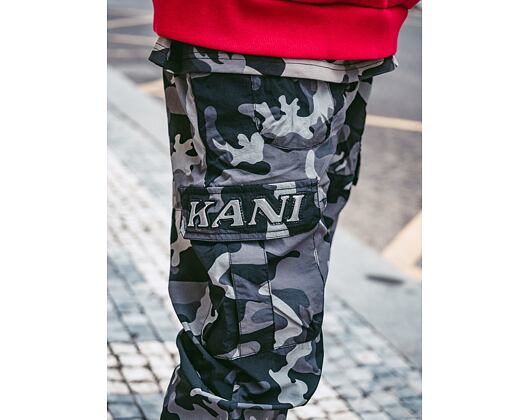 Kalhoty Karl Kani Signature Camo Crincle Nylon Pants 6002188