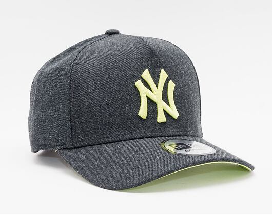 Kšiltovka New Era 9FORTY A-Frame Trucker MLB Heather Pop New York Yankees Snapback Black / BLG