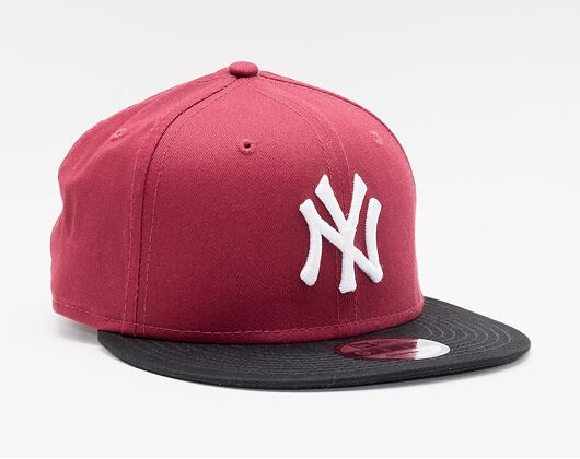 Kšiltovka New Era 9FIFTY MLB Color Block New York Yankees Snapback Cardinal / Black