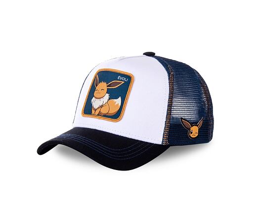 Kšiltovka Capslab Eevee 3 Trucker White / Blue EVO3