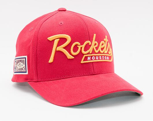 Kšiltovka Mitchell & Ness Houston Rockets 831 Vintage Tailscript Red