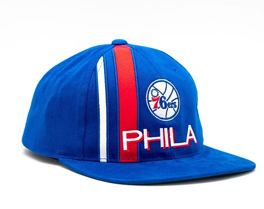 Kšiltovka Mitchell & Ness INTL847 Philadelphia 76ers Time Stripe Deadstock