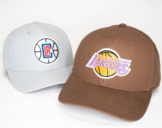 Kšiltovka Mitchell & Ness INTL840 Los Angeles Lakers Cardinal 110 Snapback