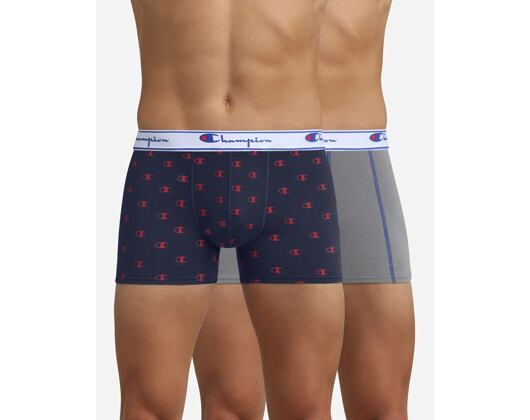 Pánské Boxerky Champion 2-Pack Mix2 Navy/Grey