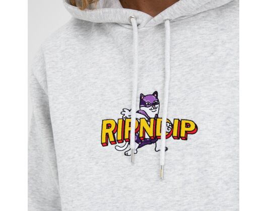 Mikina RIP N DIP Captain Nermal Pants Hoodie RND4714 Heather Grey