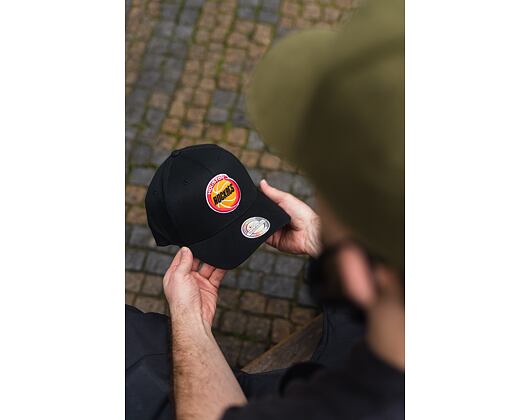 Kšiltovka Mitchell & Ness Houston Rockets 537 Team Logo High Crown Black