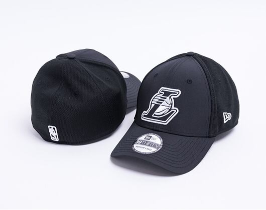 Kšiltovka New Era 39THIRTY NBA Dashback Los Angeles Lakers Stretch Fit Black