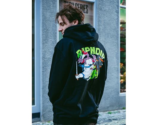 Mikina RIP N DIP Teenage Mutant Hoodie RND4725 Black