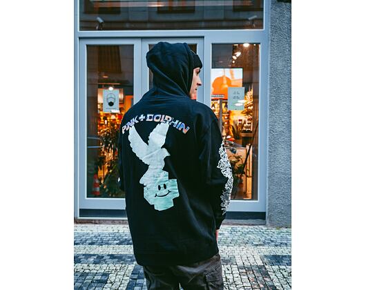 Mikina Pink Dolphin Eagle Hoodie OH12011EAHBL Black
