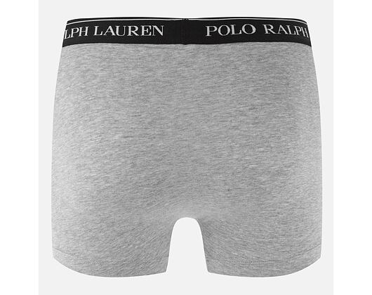 Boxerky Polo Ralph Lauren 3 Pack Trunks Grey Heather