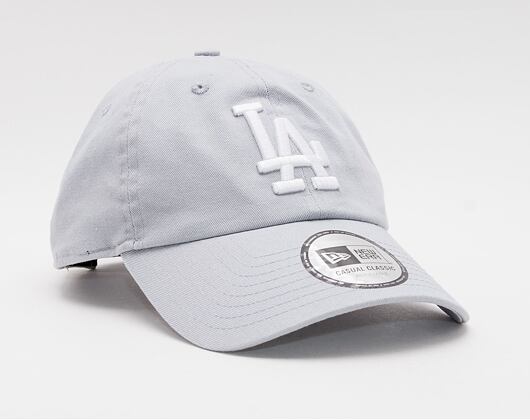 Kšiltovka New Era 9TWENTY MLB Team Cassual Classic Los Angeles Dodgers Strapback Gray / Optic White