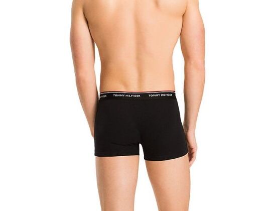 Boxerky Tommy Hilfiger Low Rise Trunk 3 Pack Premium Essentials Black