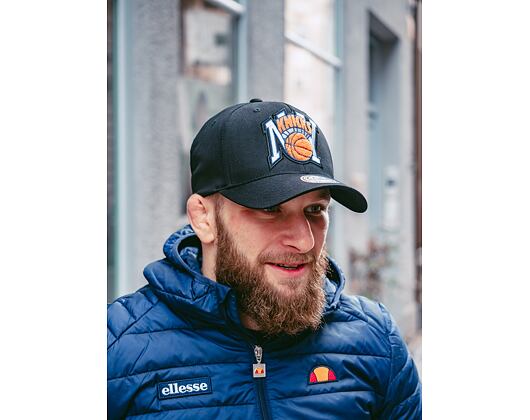 Kšiltovka Mitchell & Ness INTL839 New York Knicks Letterman 110 Snapback