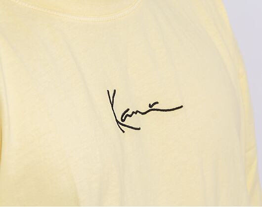 Triko Karl Kani Small Signature Washed Tee Light Yellow 6030254