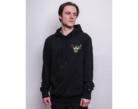 Mikina New Era NBA Metallic Hoody Chicago Bulls Black/Gold