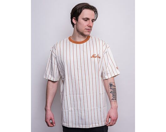 Triko New Era Oversized Pinstripe Toffee / Off White