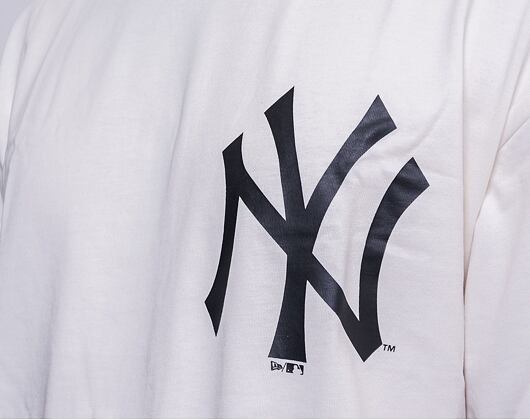 Triko New Era MLB Big Logo Oversized New York Yankees Off White