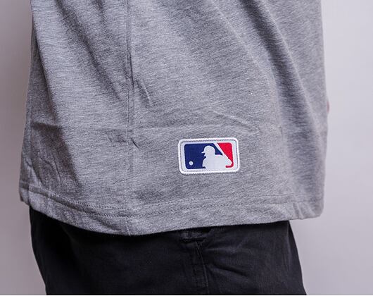 Triko New Era MLB Chest Logo New York Yankees Light Grey Heather