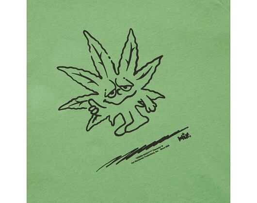 Triko HUF 4/20 Easy Green T-Shirt Dill Green